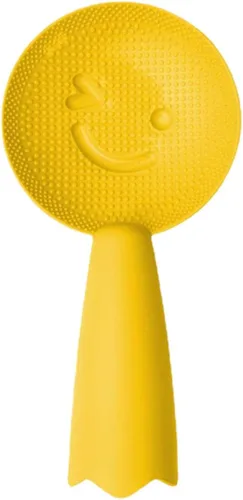 Miniatura 9 de Cuchara de arroz Bonita espátula para servir arroz con cara sonriente Paleta de arroz antiadherente con mango largo, soporte para servir arroz