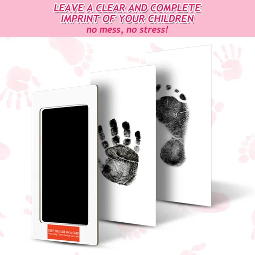 Miniatura 4 de Outus Kit de 14 piezas de huellas de patas para perros, almohadilla de tinta sin ensuciar, kit de impresión de huellas conmemorativas para mascotas