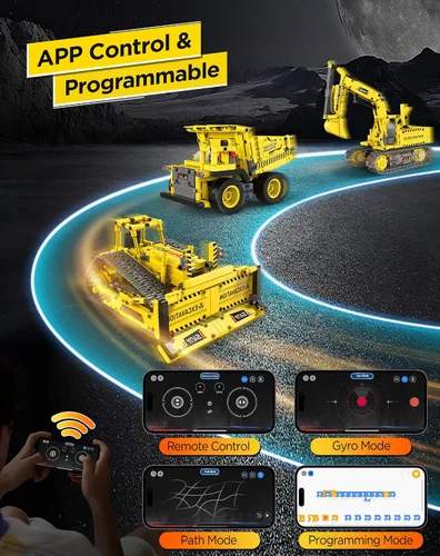 Miniatura 4 de okk STEM Robot Juguetes para niños 8-12, aplicación 5 en 1 y kit de construcción de robot de control remoto, kit de robótica de codificación
