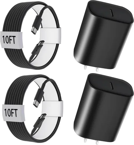 Miniatura 13 de Cargador para iPhone 17, 16, 15 Pro Max, cable largo USB C de carga rápida de 10 pies para Apple iPhone Block, con cargadores PD iPhone 17 de 20 W