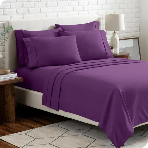 Miniatura 49 de Bare Home Hotel Luxury - Juego de sábanas tamaño individual, extra suave, 4 piezas, bolsillos profundos, ajuste fácil, refrescante y transpirable