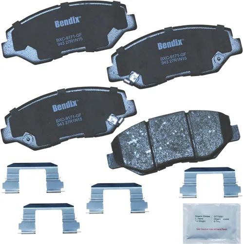 Miniatura 210 de Pastillas de freno delanteras cerámicas Bendix Priority1 CFC2302 para Hyundai Elantra 2021, Sonata 2022-2020, Kia K5 2023-2021