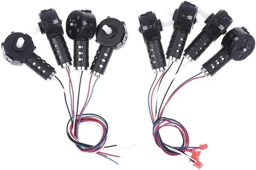 Miniatura 2 de 1 juego de base de motor de dron plegable con control remoto apto para E88pro E88/E99 RC Drone Quadrotor Piezas de repuesto Motores Big Gear (A5)
