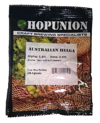 Miniatura 29 de HopUnion 2014A importó pellets de lúpulo para la fabricación de cerveza casera (melón alemán-casco), 1 oz
