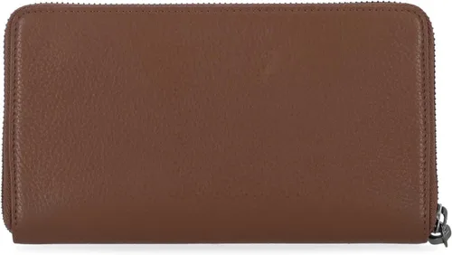 Miniatura 4 de Harley-Davidson Cartera de cuero con cremallera clásica para mujer w/Wristlet - Marrón, Marrón