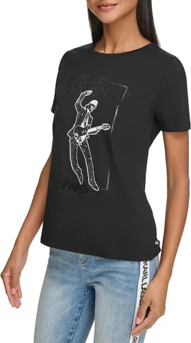Miniatura 3 de Karl Lagerfeld Paris Women's Logo Tee Top