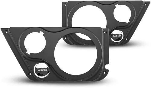 DS18 JK-FD-LR - Puerta delantera exclusiva DS18 - Se adapta a 1 x 6 altavoces de rango medio + 1 tweeter - para (par)