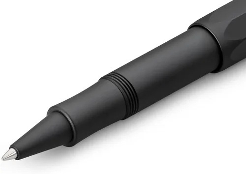 Miniatura 3 de Kaweco AL SPORT Rollerball Negro Bolígrafo de Gel/Esferográfica Incluyendo Recambio de Bolígrafo Rollerball de 0,7 mm en Diseño Clásico con Bola