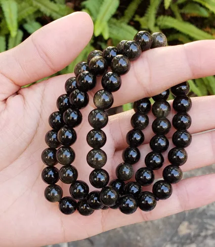 Miniatura 4 de Adabele 1pc Natural Stretch Gemstone Bracelet 8mm (0.31") Bead 7" to 8.5 inch Healing Crystal Energy Quartz Chakras Jewelry Women Men Birthday Gift