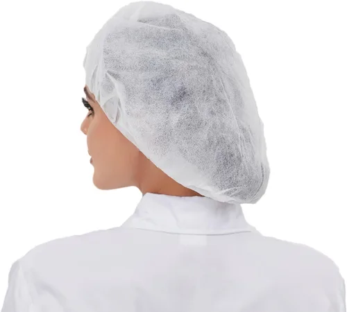 Miniatura 5 de ZMDREAM Hair Nets Disposable Bouffant Cap for Food Service Beauty Latex Free Blanco