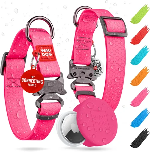 Miniatura 44 de WAUDOG Collar de Perro Impermeable - Collar de Perro Ajustable para Perros Grandes, Pequeños y Medianos - Collar de Perro Desmontable Impermeable