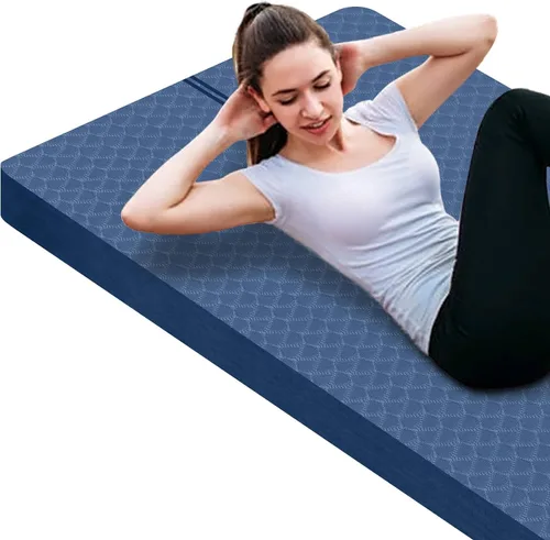 Miniatura 22 de nuveti Tapete Grande para Ejercicios - Tapete de Yoga de 15mm/20mm/30mm de Grosor Tapete de Ejercicios para Fitness, Yoga, Pilates, Estiramientos