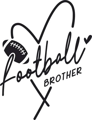 Miniatura 5 de SEC Apparel Parches termoadhesivos de la familia del fútbol de transferencia de letras para camisetas de tela (Temporada de touchdown)