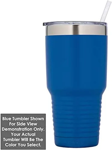 Miniatura 5 de Vaso rosa de 30 onzas con popote y tapa superior deslizante Taza de viaje de acero inoxidable Comparar con Yeti Rambler Rosado