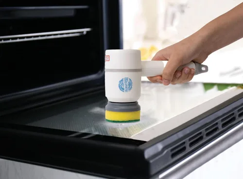Miniatura 2 de Klean Spin - Cepillo de limpieza eléctrico inalámbrico – Limpiador de mano recargable para baño, cocina, azulejos y lechada – Incluye 4 cepillos