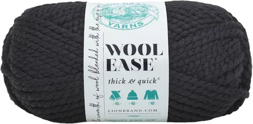 Miniatura 87 de Lion Brand Yarn - Ovillo de lana Wool-Ease Thick & Quick color fuerza aérea