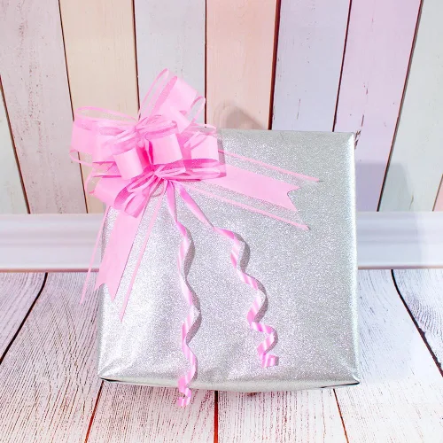 Miniatura 9 de WEWILUCK Lazos Rosados de Envolver para Regalos - 15 Piezas de 6 Pulgadas, Lazos de Regalo para Cestas de Regalo, Envoltorio de Papel Floral, Ideal