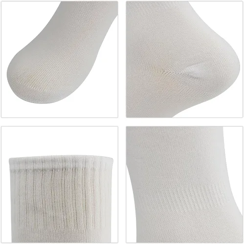 Miniatura 6 de Three street Calcetines de fútbol para béisbol, sóftbol, unisex hasta la rodilla, calcetines de compresión de tubo deportivo, 2-10 pares