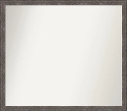 Miniatura 363 de Amanti Art Espejo personalizado, espejo de baño gris plomo a rayas, espejo de pared o espejo de tocador de baño sobre el fregadero