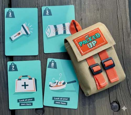 Miniatura 3 de Packed Up! El juego de cartas de ritmo rápido, de memoria y estrategia para familias y niños mayores de 8 años - Juegos divertidos y rápidos