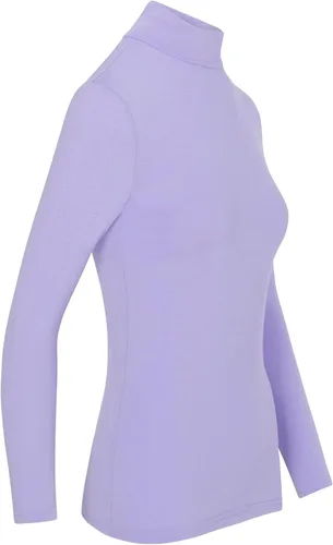 Miniatura 5 de Natural Uniforms Camiseta de manga larga con cuello alto falso para mujer
