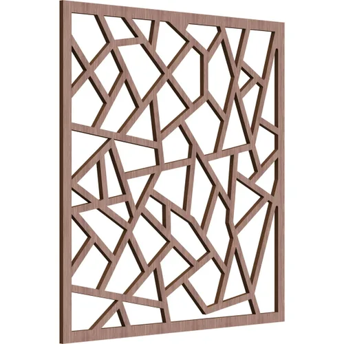 Miniatura 28 de 7 3/8 pulgadas de ancho x 7 3/8 pulgadas de alto x 3/8 pulgadas de alto, paneles de pared de madera con calado decorativo extra pequeño de Venecia