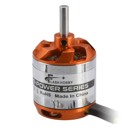 Miniatura 3 de FLASH HOBBY D2836 Motor sin escobillas del motor 2 ~ 4S Helicóptero RC Motor para RC Avión de ala fija Drone FPV (880KV)