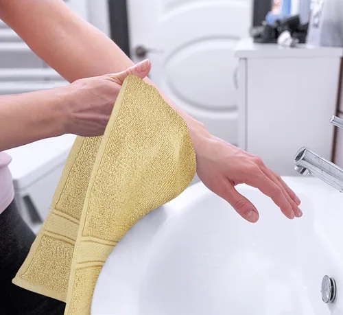 Miniatura 3 de Utopia Towels- Paquete de 6 toallas de mano prémium, 100% algodón hilado en anillo, ultrasuaves y altamente absorbentes, 18 oz/m2 (600 g/m2), 16 x