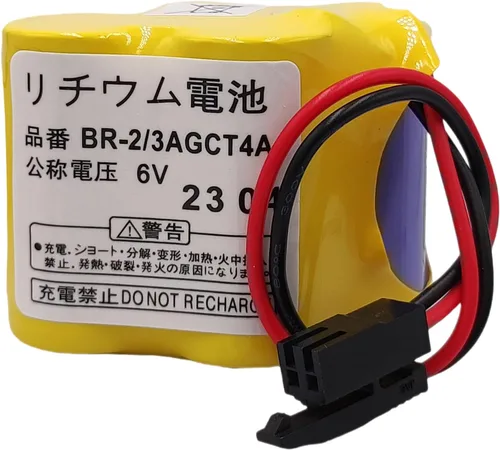 Miniatura 2 de 4 piezas BR-2/3AGCT4A 6V 4400mAh batería de repuesto para A98L-0031-0025 con enchufe negro