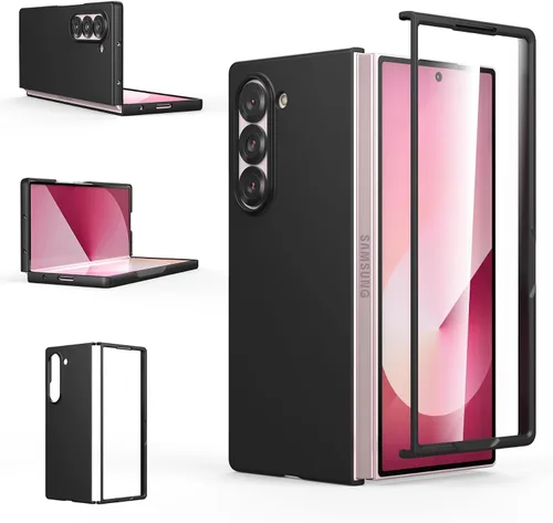 Miniatura 9 de Foluu Funda Slim Fit para Samsung Galaxy Z Fold 5, con protector de pantalla frontal integrado, cubierta protectora de PC mate ultradelgada