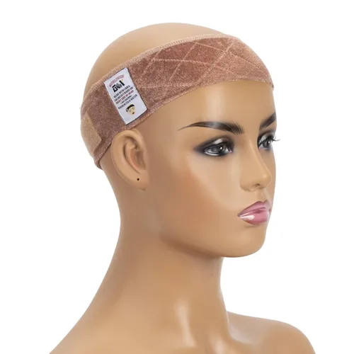 Miniatura 8 de Peluca GEX con banda para la cabeza ajustable para mayor comodidad, Negro