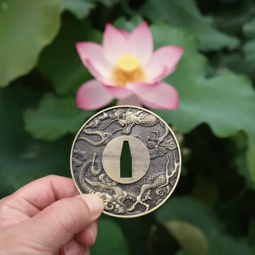 Miniatura 8 de Espada samurái japonesa KOSHIRAE – TSUBA FUCHI KASHIRA MENUKI X82