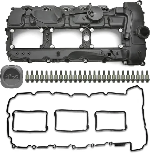 MITZONE Juego de pernos con junta para tapa de válvulas del motor N55 y tapa de aceite para BMW 2010-2017 335i 535i 2011-2019 X5 X3 X6 2013-2015