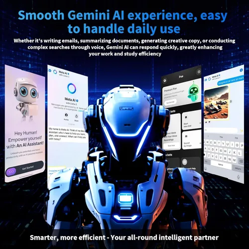 Miniatura 5 de Tableta Android 15 de 10 pulgadas 2026 con teclado, 26 GB+256 GB, expansión de 2 TB, Tablet PC Gemini AI con Octa-Core, 8000mAh, WiFi 5G, GPS, GMS