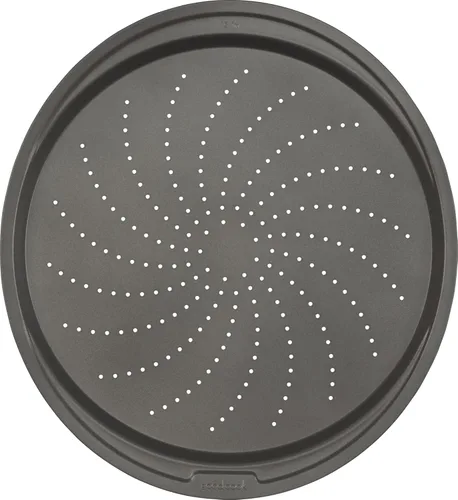 Miniatura 9 de GoodCook Conjunto de 2 bandejas para pizza personales antiadherentes de acero de 10", gris