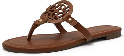 Miniatura 14 de katliu Sandalias Planas para Mujer, Sandalias de Tiras Cómodas, Sandalias de Vestir con Correa de Vestir