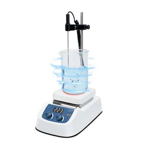 ONiLAB 8050122211 550C Agitador de placa caliente magnética Temperatura máxima de calefacción a 1,022.0 °F Velocidad 1500 rpm, blanco, cerámica de