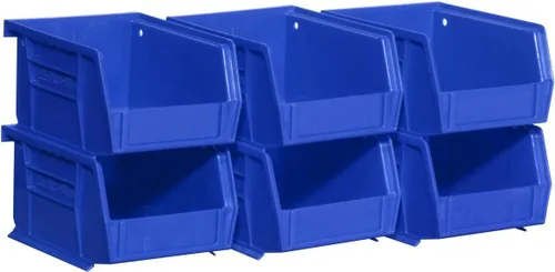 Miniatura 19 de Akro-Mils 08212YELLO 30210 AkroBins contenedores de plástico para almacenamiento, se pueden colgar y son apilables, (5 x 4 x 3 pulgadas)