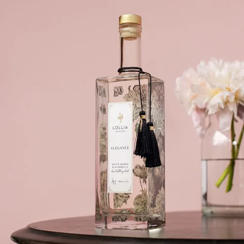 Miniatura 7 de Lollia Elegance - Baño de burbujas, 24.8 onzas, ámbar blanco y Mirabelle, baño de burbujas relajante para mujeres, cuidado de la piel burbujeante