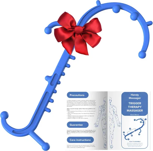 Ranarose Masajeador de Tejido Profundo para Espalda y Cuello - Stick de Masaje para la Espalda para Alivio del Dolor, Removedor de Nudos Musculares,