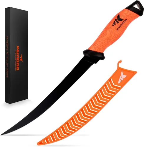 Miniatura 9 de KastKing Speed Demon Pro - Cuchillo de filete – Hoja de acero inoxidable alemán G4116 afilada como navaja, cuchillos de nivel profesional para E: 9