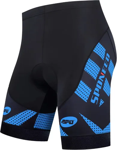 sponeed Pantalones cortos de ciclismo para hombre, pantalones acolchados para ciclismo, ropa de ciclismo