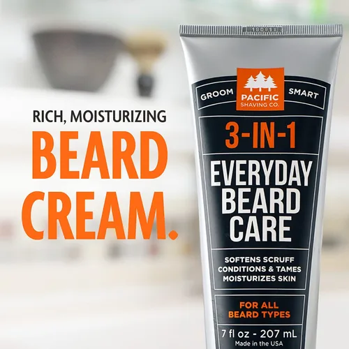Miniatura 4 de Pacific Shaving Company Cuidado de la barba 3 en 1: fórmula ultraconcentrada que suaviza la mancha, acondiciona, doma e hidrata la piel