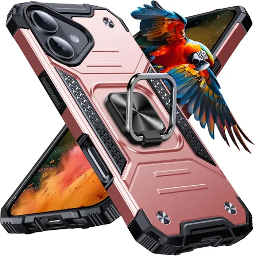Miniatura 58 de Anqrp Funda resistente para iPhone 6/7/8/SE/SE2 con soporte de anillo mejorado y agarre, grado militar, a prueba de golpes, resistente y robusta