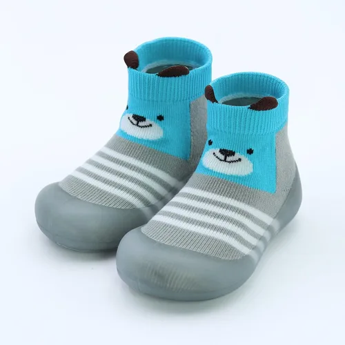 Miniatura 5 de 1 par de zapatos de bebé, calcetines de bebé, zapatos para niños y niñas, zapatos antideslizantes con suela de goma suave, zapatos para niños