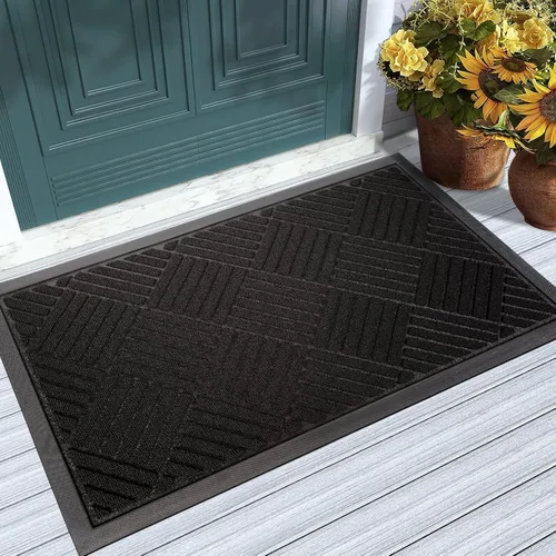 Miniatura 8 de Welcome Matt - Felpudo de entrada para interiores y exteriores, antideslizante, de alto tráfico (29.5 x 17.7 pulgadas)