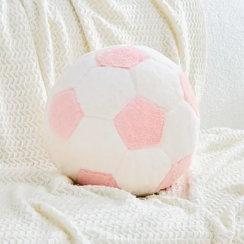Miniatura 8 de XVTRU Almohada de fútbol de la Copa del Mundo, almohada estética para decoración del hogar, almohadas de felpa redonda para pelota de fútbol