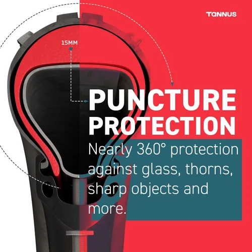 Miniatura 6 de Tannus Armour - Inserto de neumático antipinchazos; protector de tubo de bicicleta a prueba de pinchazos para bicicletas de grava, neumáticos anchos