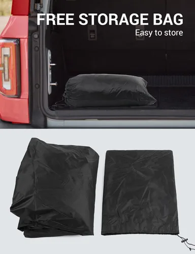 Miniatura 6 de Proadsy Funda para automóvil compatible con Ford Bronco de 4 puertas 2021-2024 2025 2026, resistente al viento, para todo tipo de clima