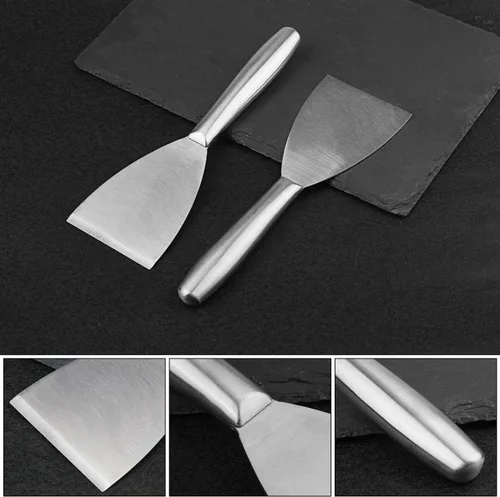 Miniatura 3 de Paquete de 4 espátulas de masilla de 3 pulgadas, juego de cuchillos de masilla, cuchillo de masilla de acero inoxidable, raspador de papel tapiz